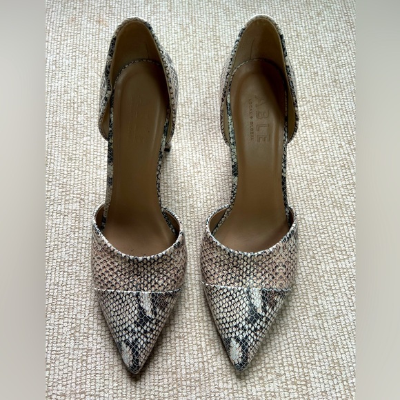 ABLE Snakeskin d’Orsay pumps - Picture 3 of 6